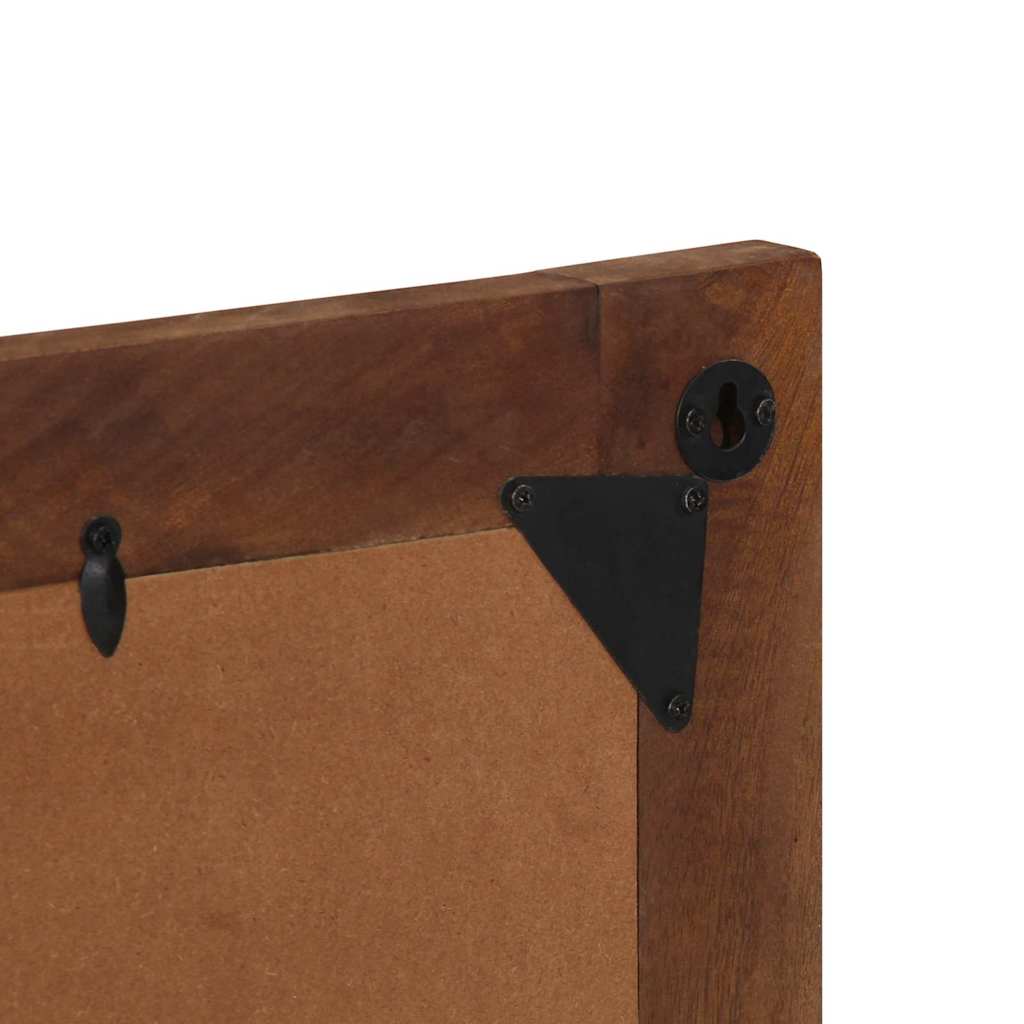 vidaXL Badezimmer Spiegel mit Spiegel Honigbraun 70 x 50 x 2,5 cm