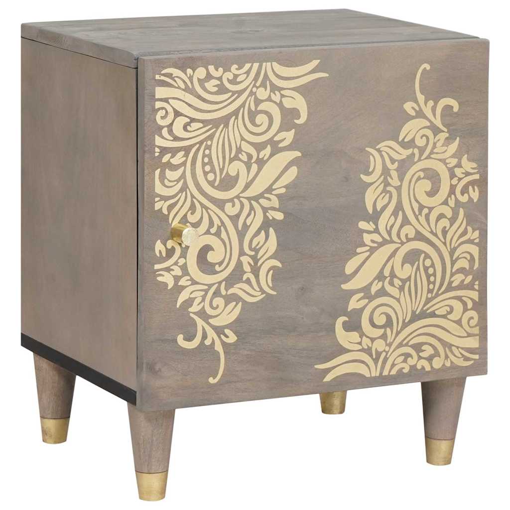 vidaXL Bedside Cabinet with Door Honigbraun 40 x 33 x 46 cm