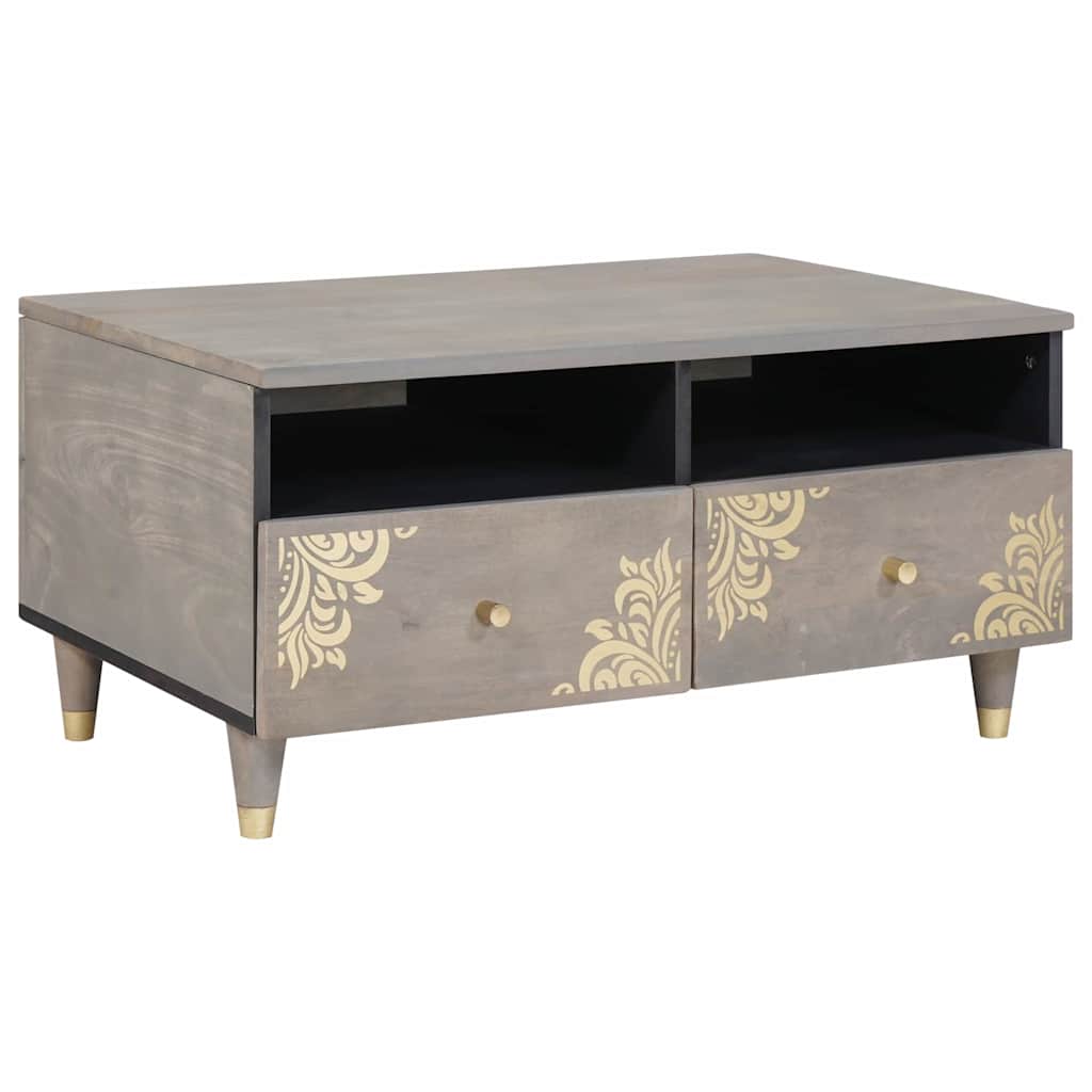 vidaXL Couchtisch Honigbraun 80 x 54 x 40 cm Massivholz Mango