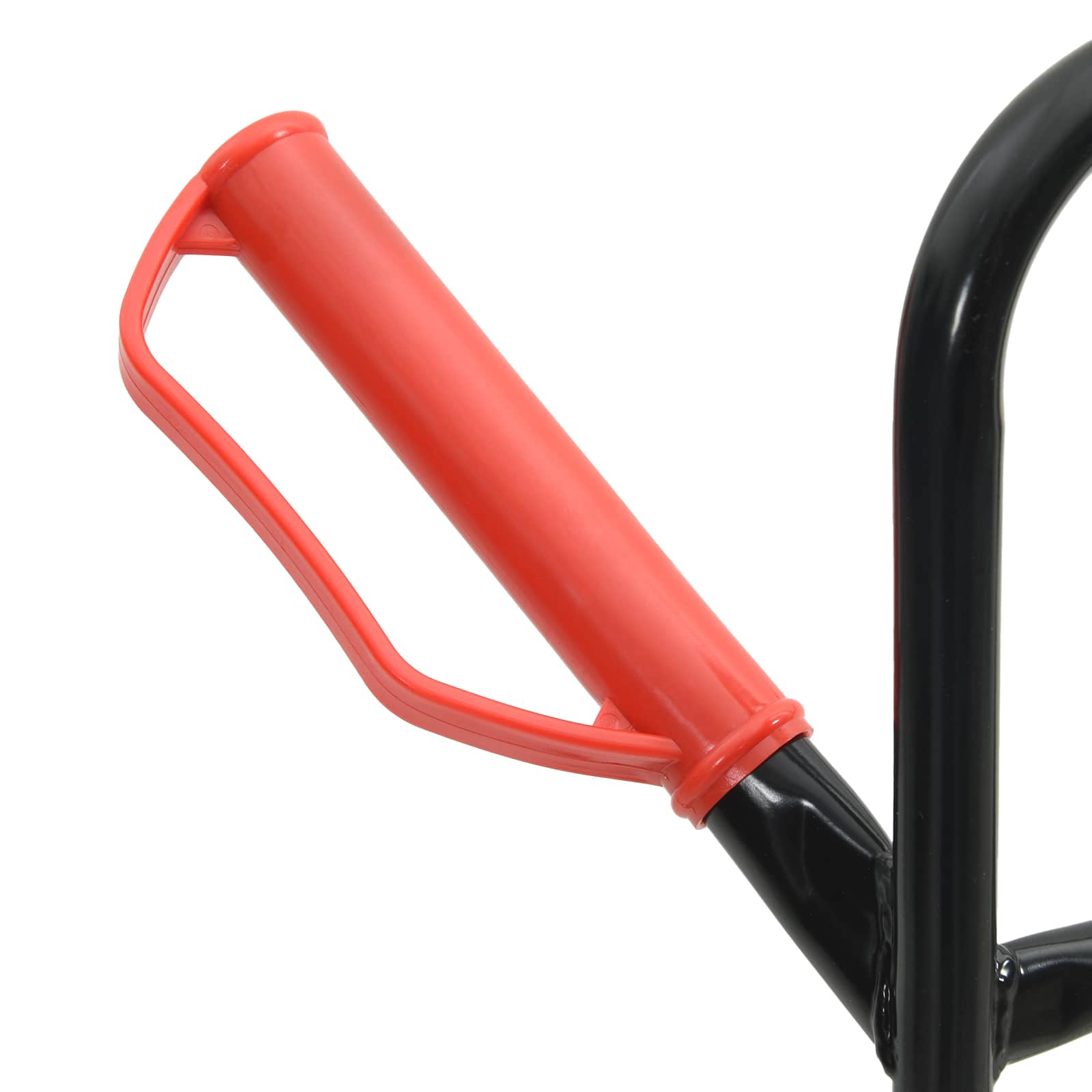 vidaXL Handwagen Schwarz und Rot 64,5 x 49,5 x 114 cm Stahl