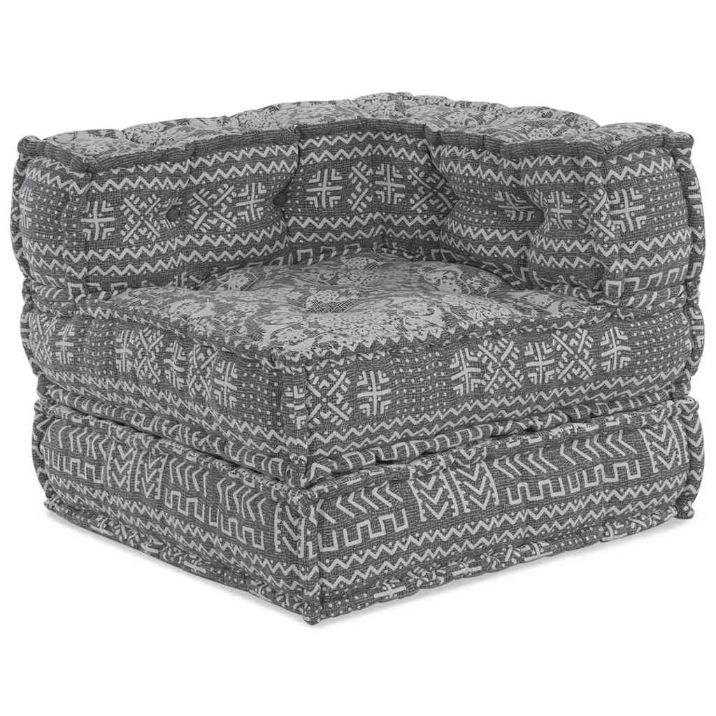 vidaXL Modulares Sofa 2 pcs Creme 140 x 70 x 56 cm Stoff