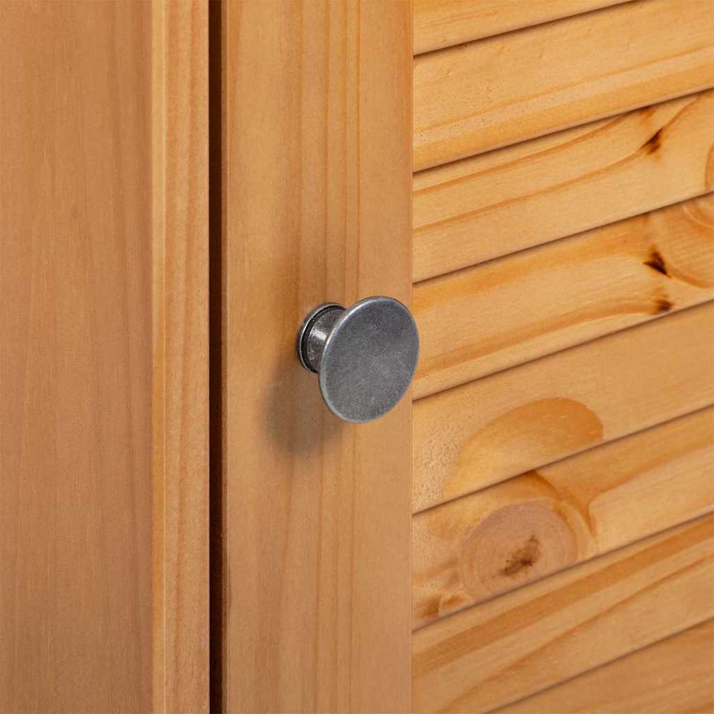 vidaXL Badezimmerschrank VIGO Braun und Honigbraun 37,5 x 34 x 80 cm