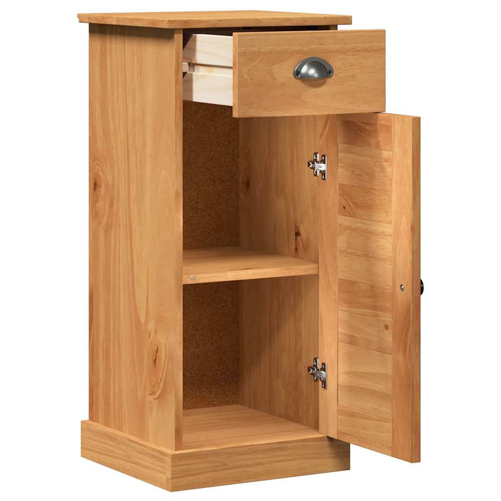 vidaXL Badezimmerschrank VIGO Braun und Honigbraun 37,5 x 34 x 80 cm