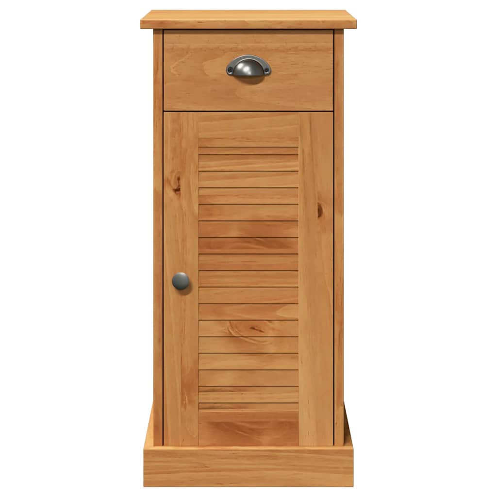 vidaXL Badezimmerschrank VIGO Braun und Honigbraun 37,5 x 34 x 80 cm