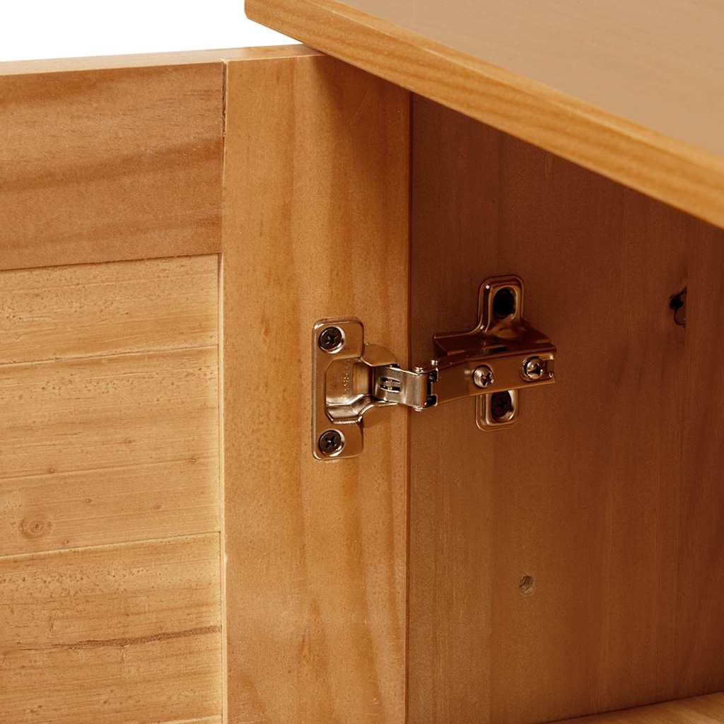 vidaXL Badezimmerschrank VIGO Braun und Honigbraun 68 x 34 x 110 cm