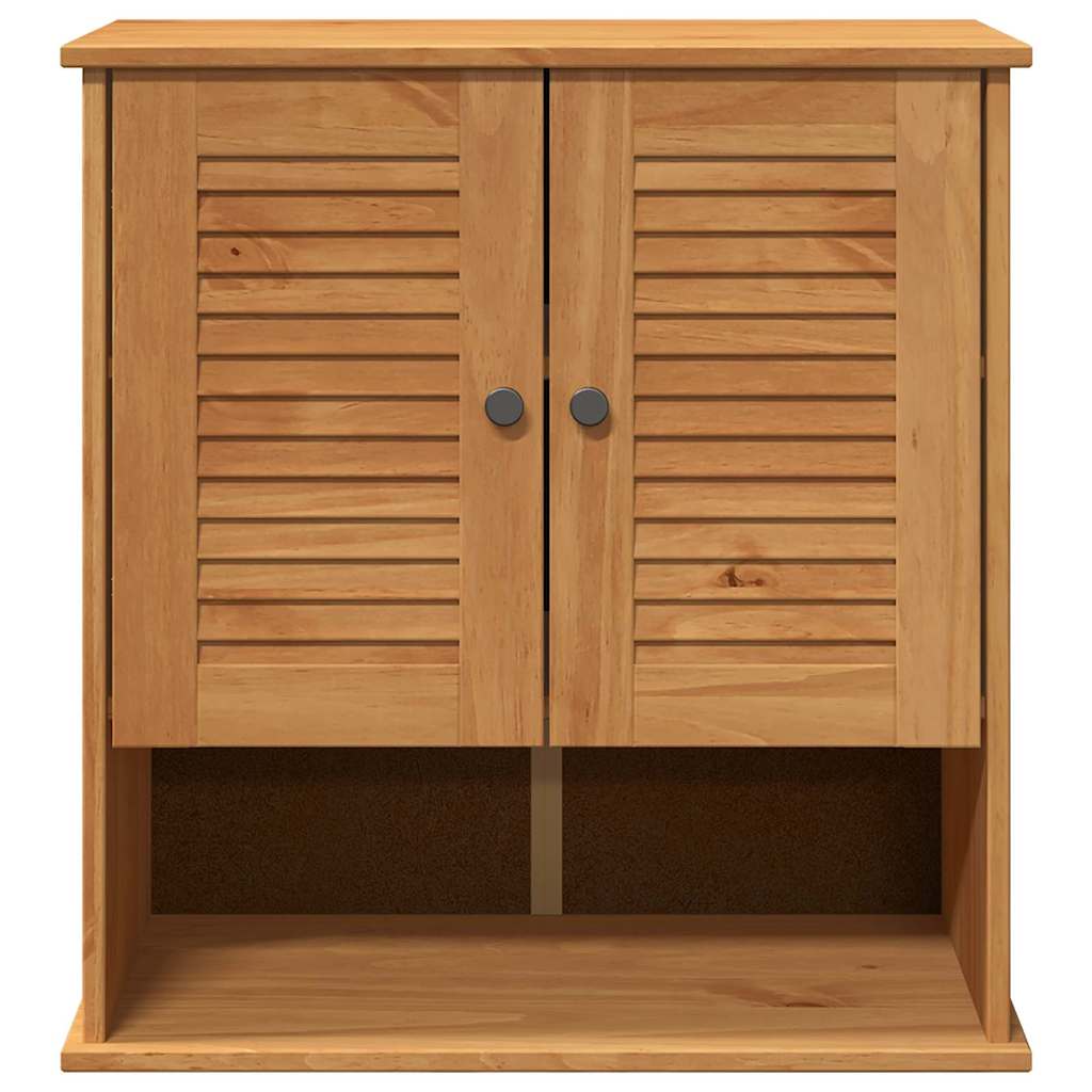vidaXL Badezimmerschrank VIGO Braun und Honigbraun 67,5 x 34 x 71,5 cm