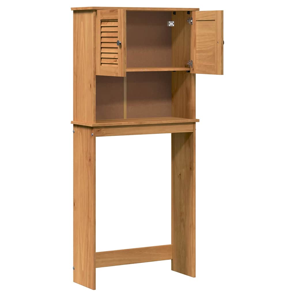 vidaXL Waschmaschinen-Schrank mit Regal VIGO Braun und Honigbraun