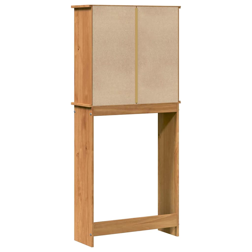 vidaXL Waschmaschinen-Schrank mit Regal VIGO Braun und Honigbraun