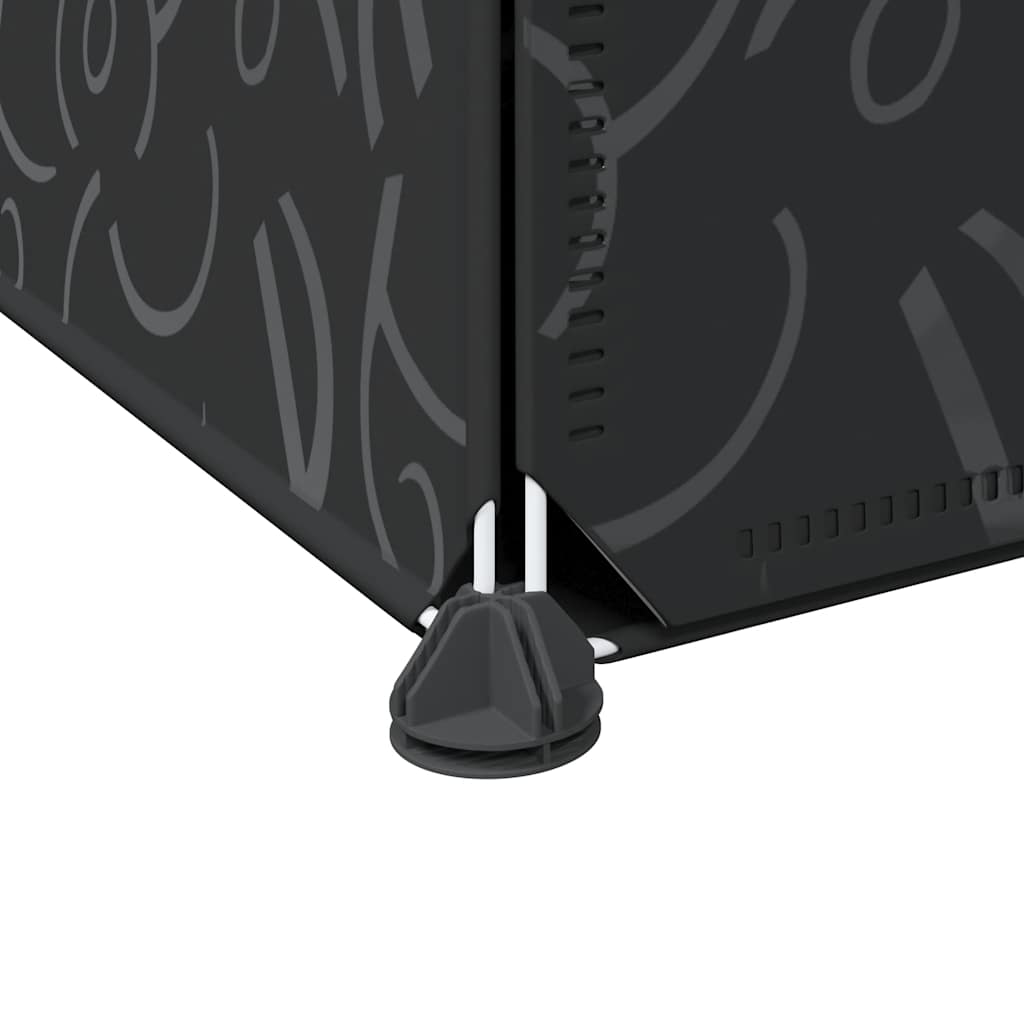 vidaXL Regalsystem mit 12 Würfeln und Aufhängestangen PP