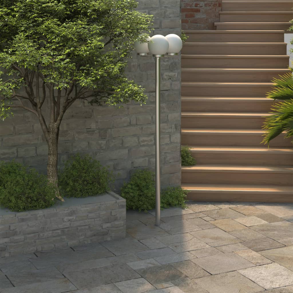 vidaXL Garten-Kandelaber 3-flammig 220 cm