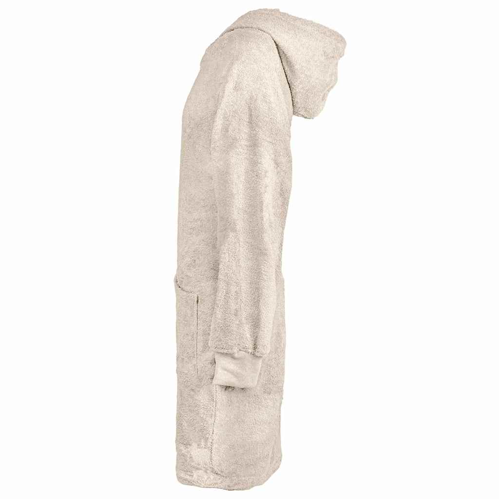 vidaXL Decken-Hoodie KINN Creme L Baumwolle