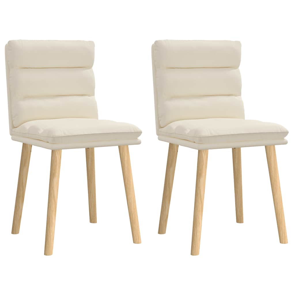 vidaXL Esszimmerstühle 4 Stk. Hellgrau Stoff