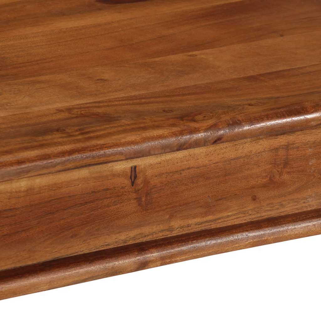 vidaXL Esstisch 80x80x77 cm Massivholz Akazie