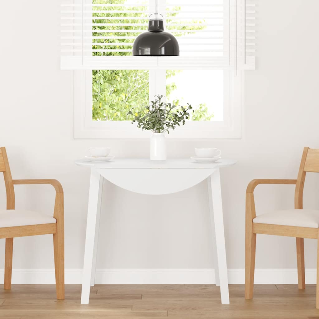 vidaXL Esstisch Braun Massivholz Gummibaumholz