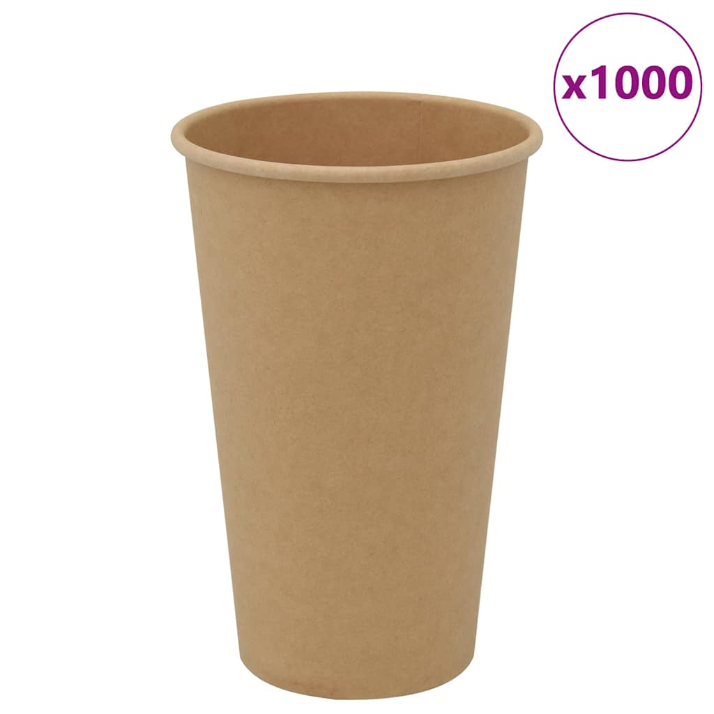 vidaXL Pappbecher 1000 Stk. 4oz 100ml Braun