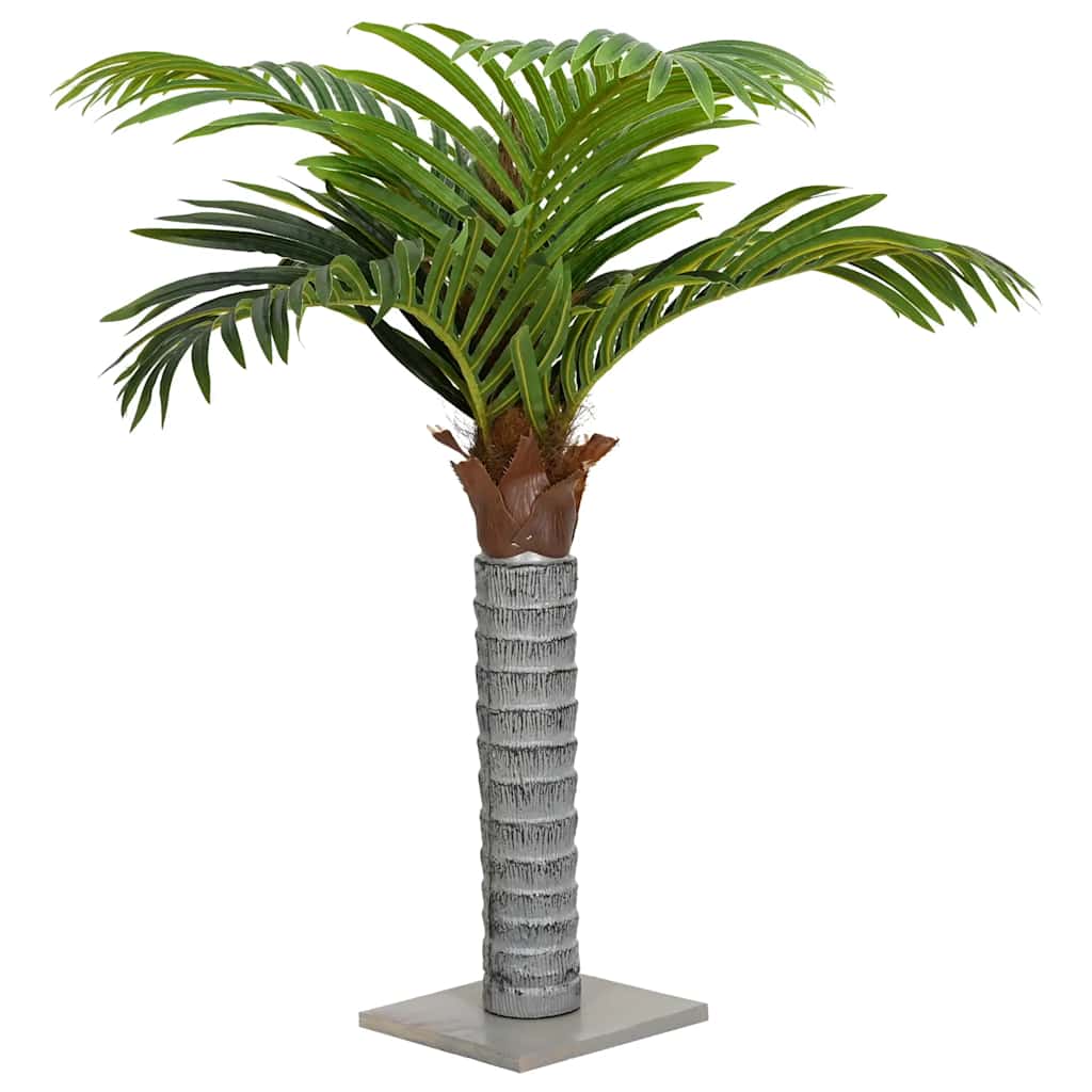 vidaXL Palme Künstlich 6 Blätter 100 cm Grün