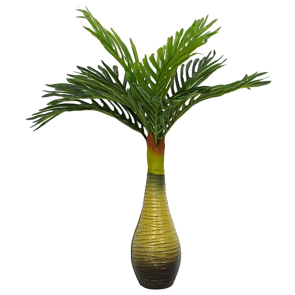 vidaXL Palme Künstlich 9 Blätter 65 cm Grün