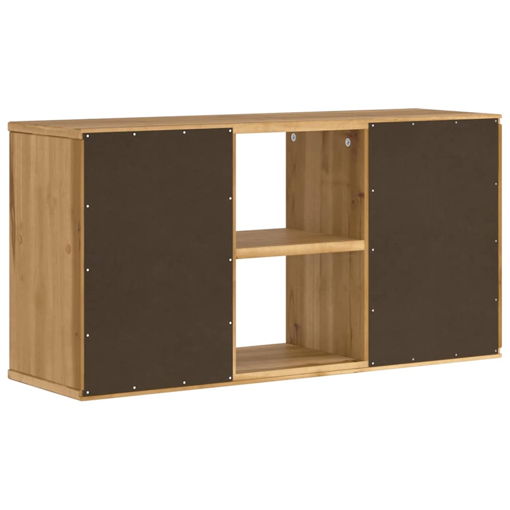 vidaXL TV-Schrank ODDA 79x24x40 cm Massivholz Kiefer