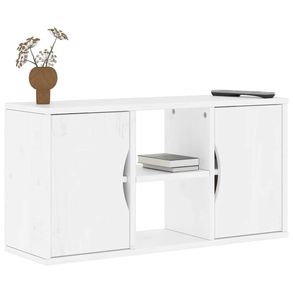 vidaXL TV-Schrank ODDA 79x24x40 cm Massivholz Kiefer