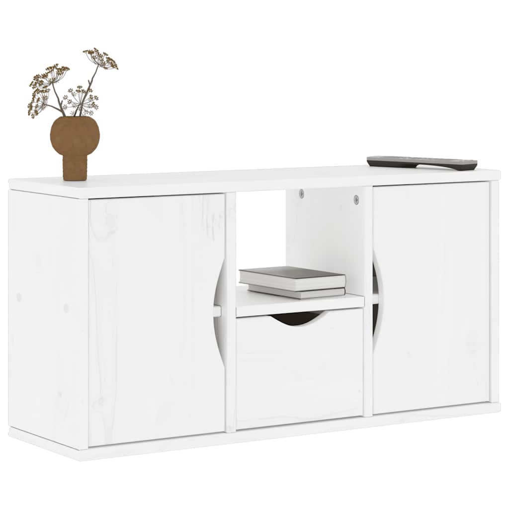 vidaXL TV-Schrank ODDA 79x24x40 cm Massivholz Kiefer