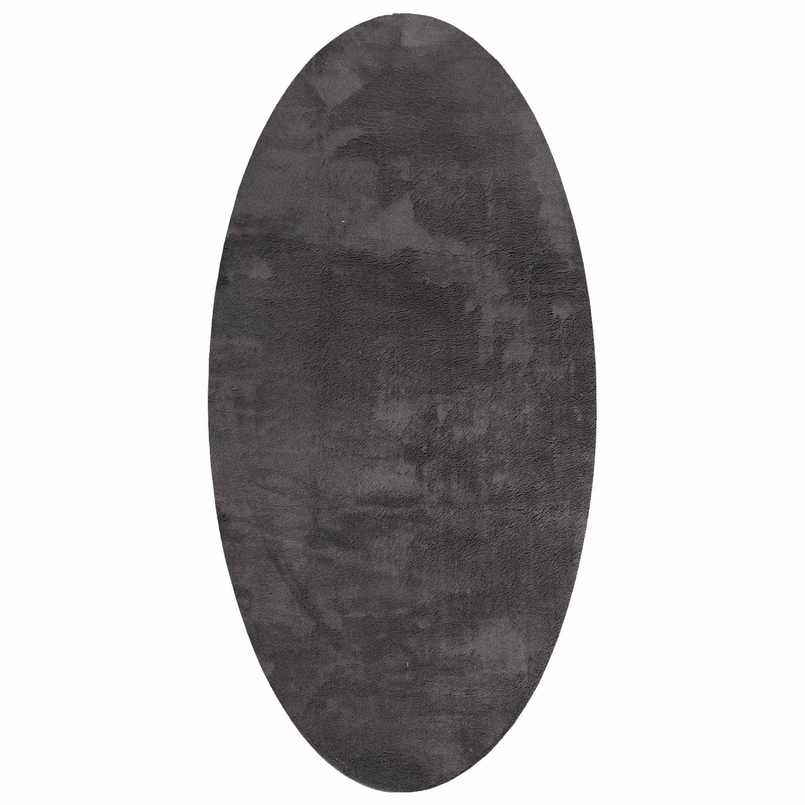 vidaXL Teppich HUARTE Anthrazit 150 x 80 cm 100 %Polyester