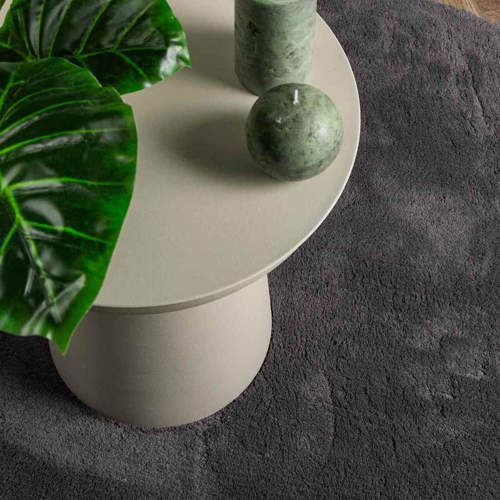 vidaXL Teppich HUARTE Anthrazit 150 x 80 cm 100 %Polyester