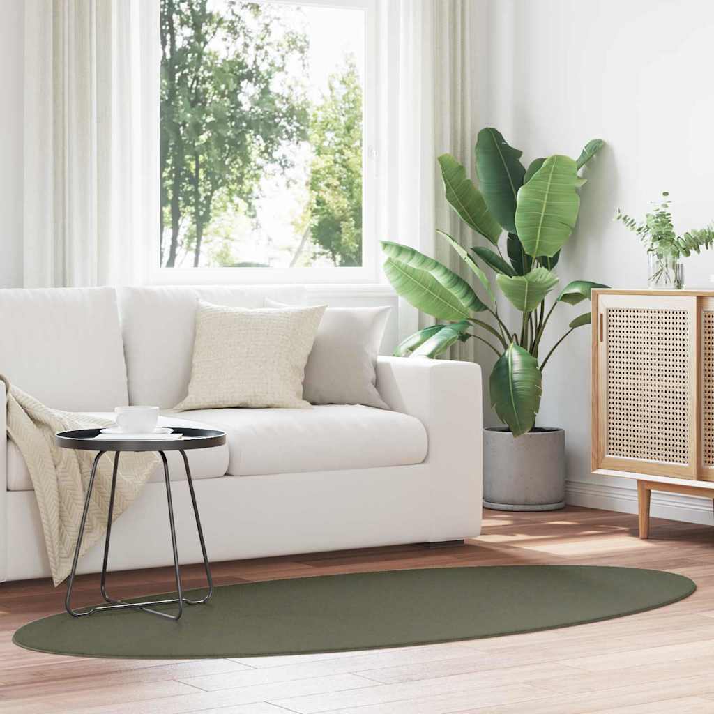 vidaXL Teppich HUARTE Anthrazit 150 x 80 cm 100 %Polyester