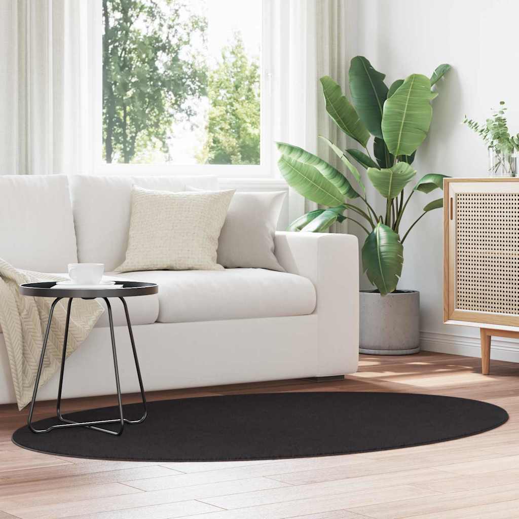 vidaXL Teppich HUARTE Anthrazit 150 x 80 cm 100 %Polyester