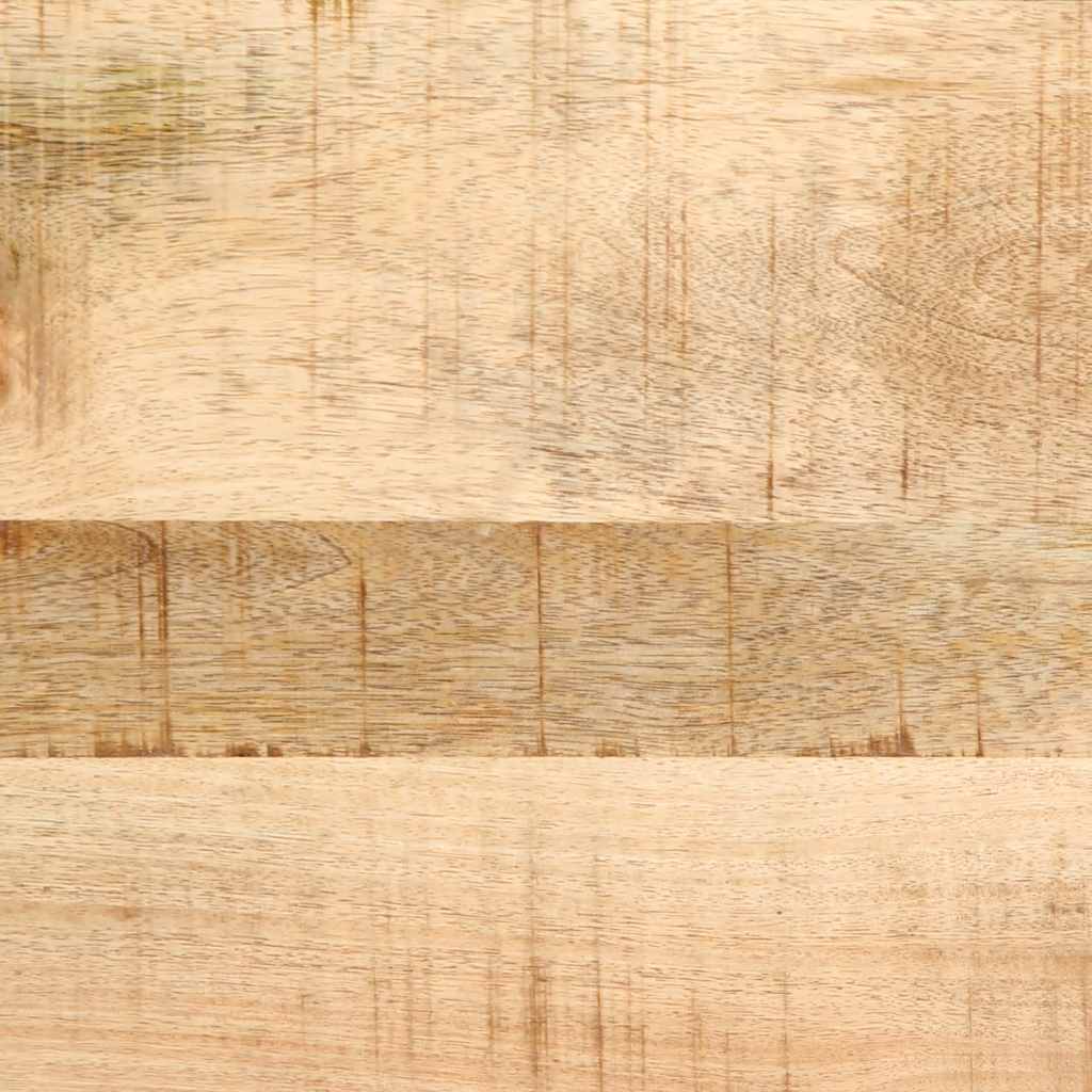 vidaXL Nachttisch 37x32x50 cm Raues Massivholz Mango