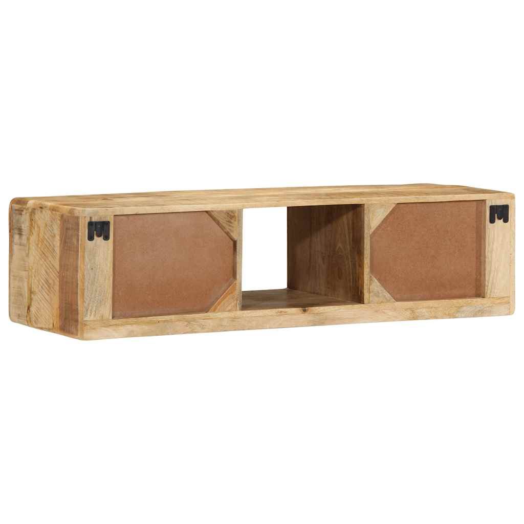 vidaXL TV-Wandschrank 100x32x25 cm Raues Massivholz Mango