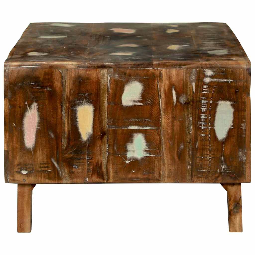 vidaXL Couchtisch 90 x 50 x 35 cm Massives upgecyceltes Holz