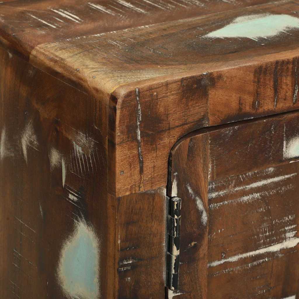 vidaXL Couchtisch Mehrfarbig Massives upgecyceltes Holz