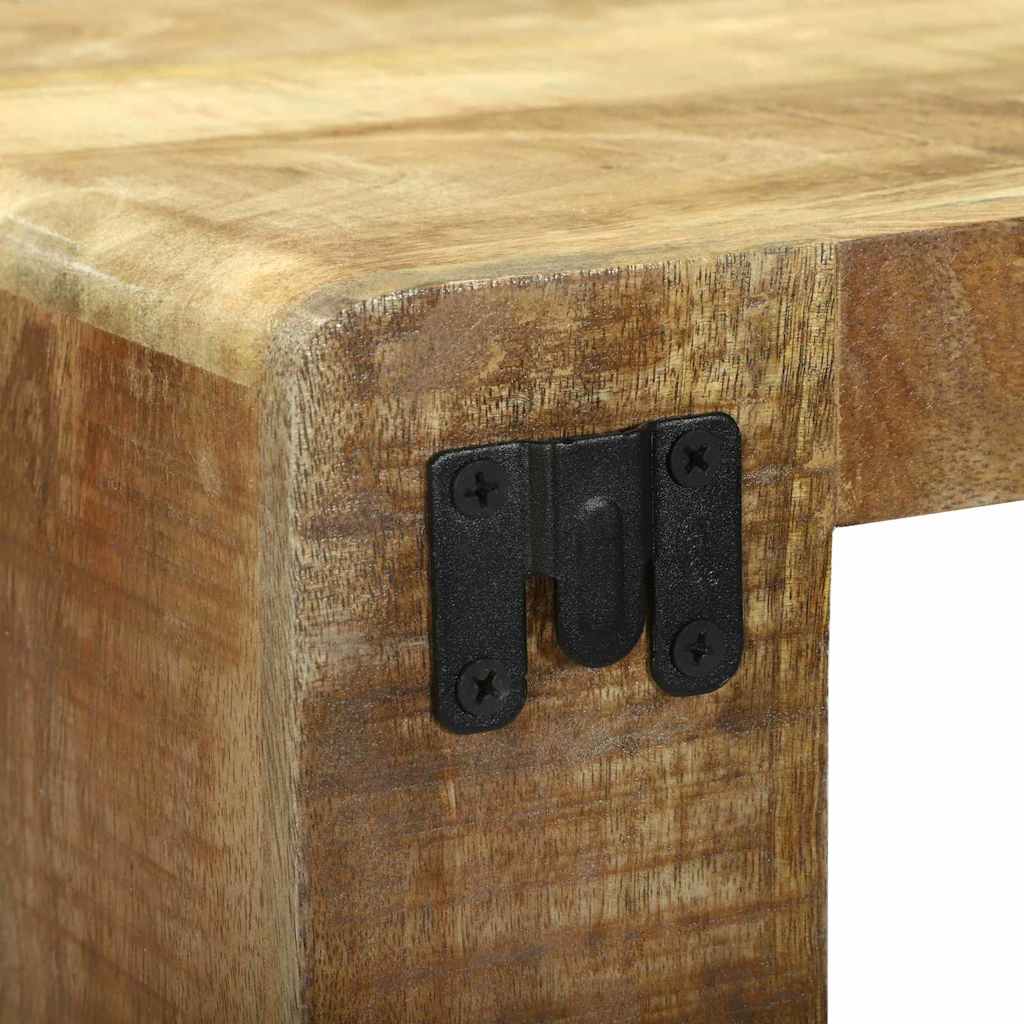 vidaXL TV-Schränk mit Regal Braun 36 x 30 x 54 cm Massivholz Mango