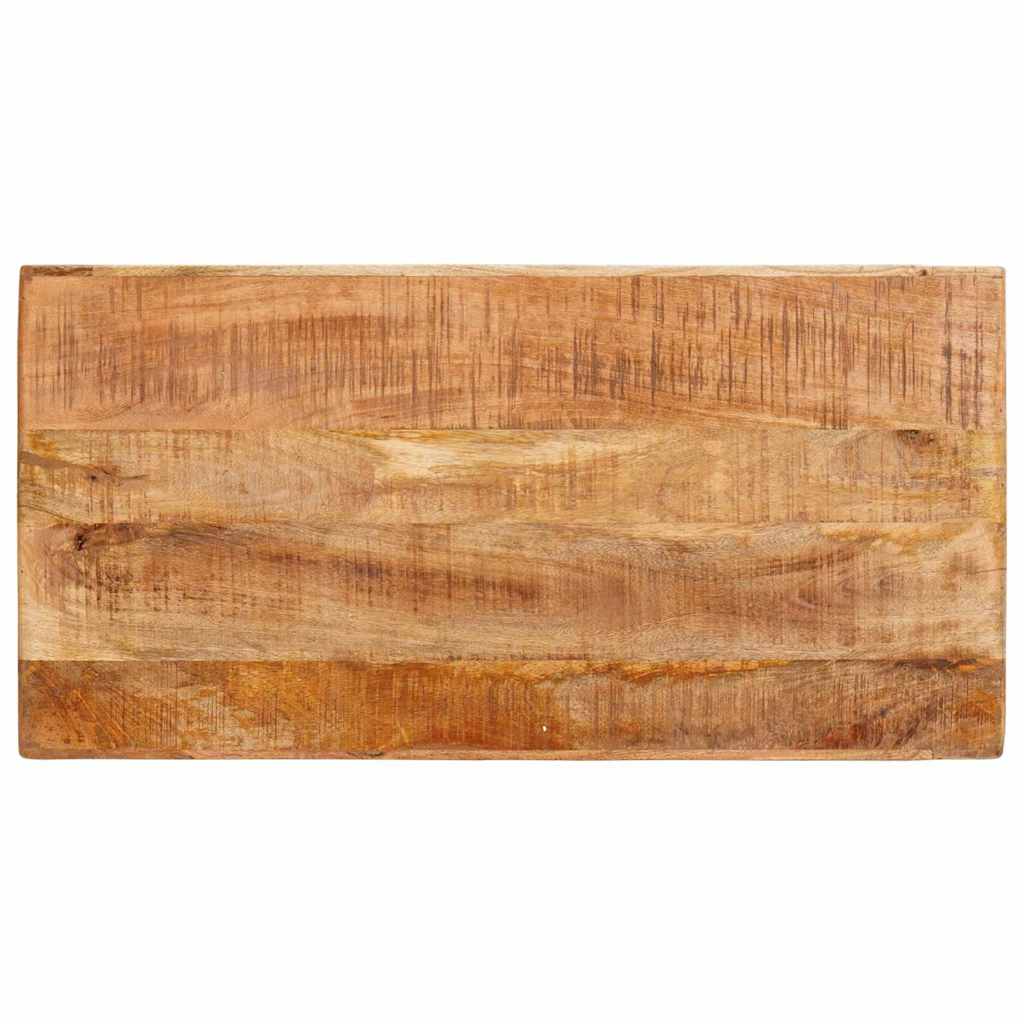 vidaXL Schminktisch mit Spiegel Braun 90 x 76 x 45 cm Massivholz Mango