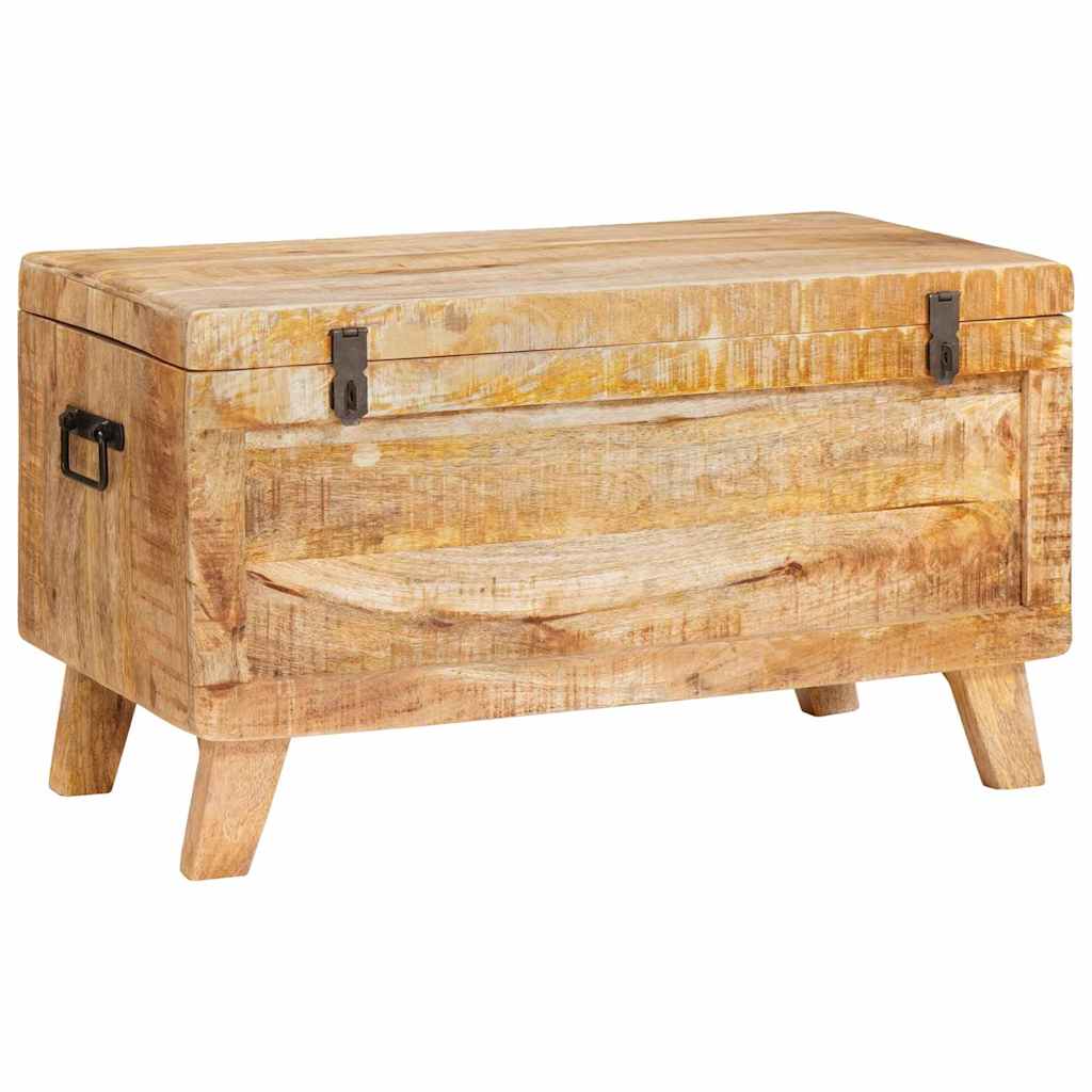 vidaXL Aufbewahrungsbox mit Speicher 70 x 35 x 40 cm Massivholz Mango