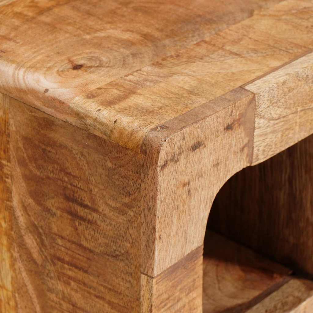 vidaXL Weinregal mit Speicher Braun 44 x 30 x 35 cm Massivholz Mango