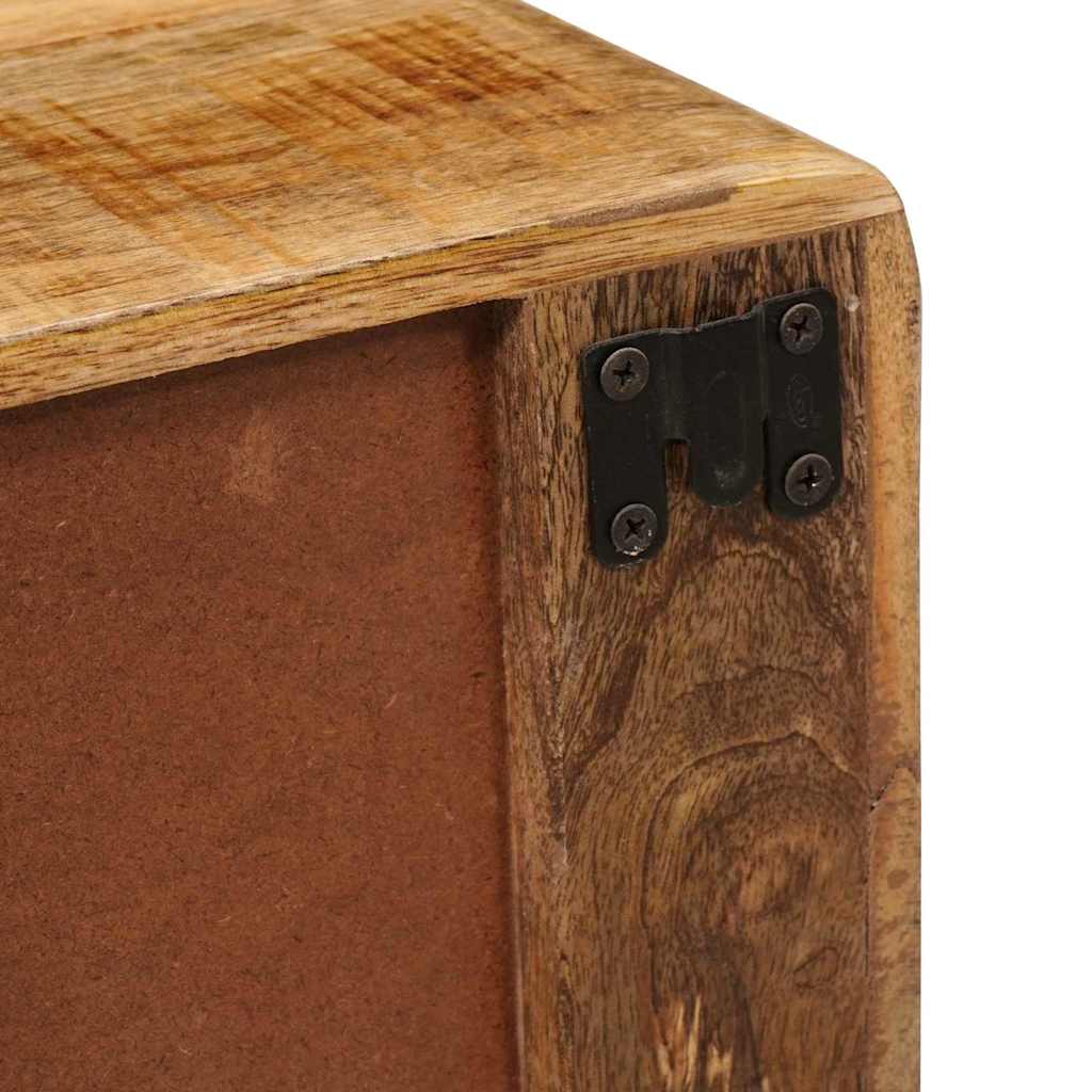 vidaXL Wandregal Nachtschrank Braun 40 x 30 x 36 cm Massivholz Mango