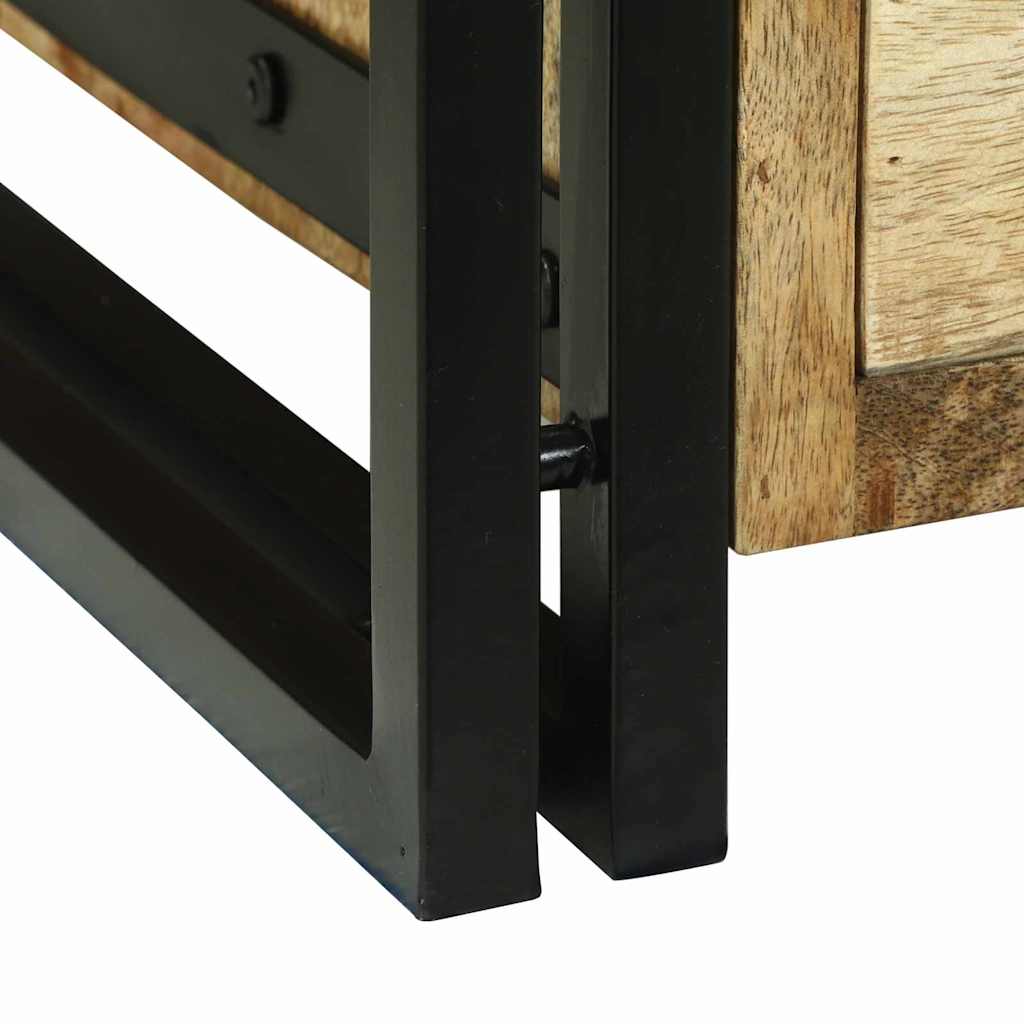 vidaXL Couchtisch Braun 90 x 50 x 38 cm Massivholz Mango