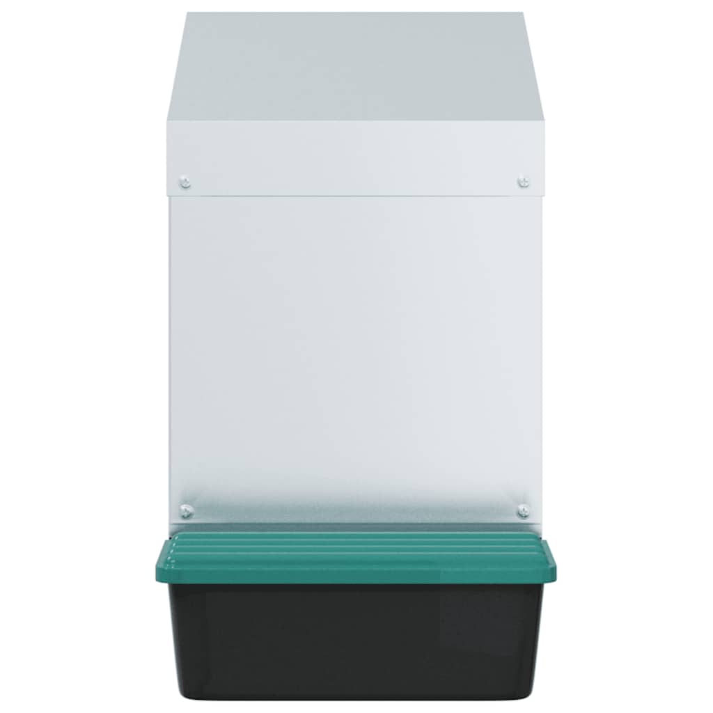 vidaXL Hühner-Nistkasten 1 Fach Wandmontage Verzinkter Stahl