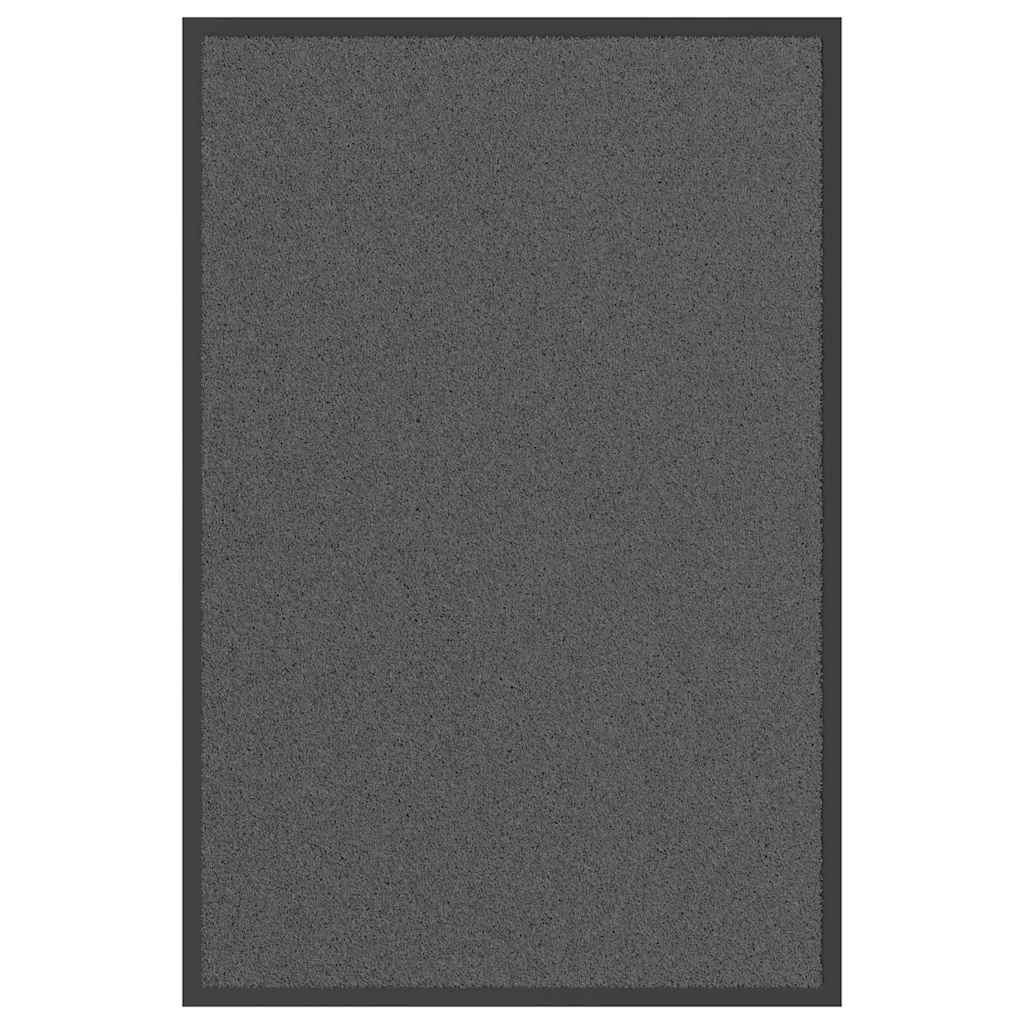 vidaXL Fußmatte Schwarz 40x60 cm