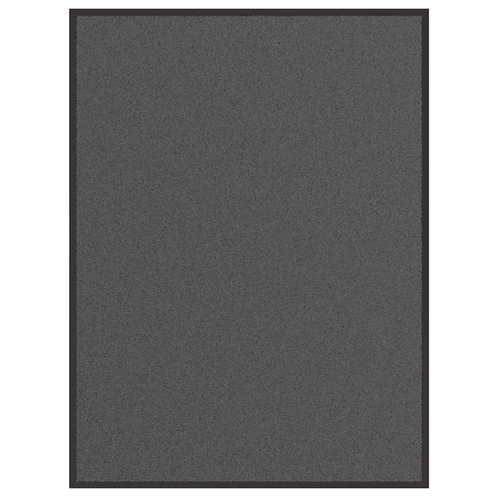 vidaXL Fußmatte Schwarz 40x60 cm