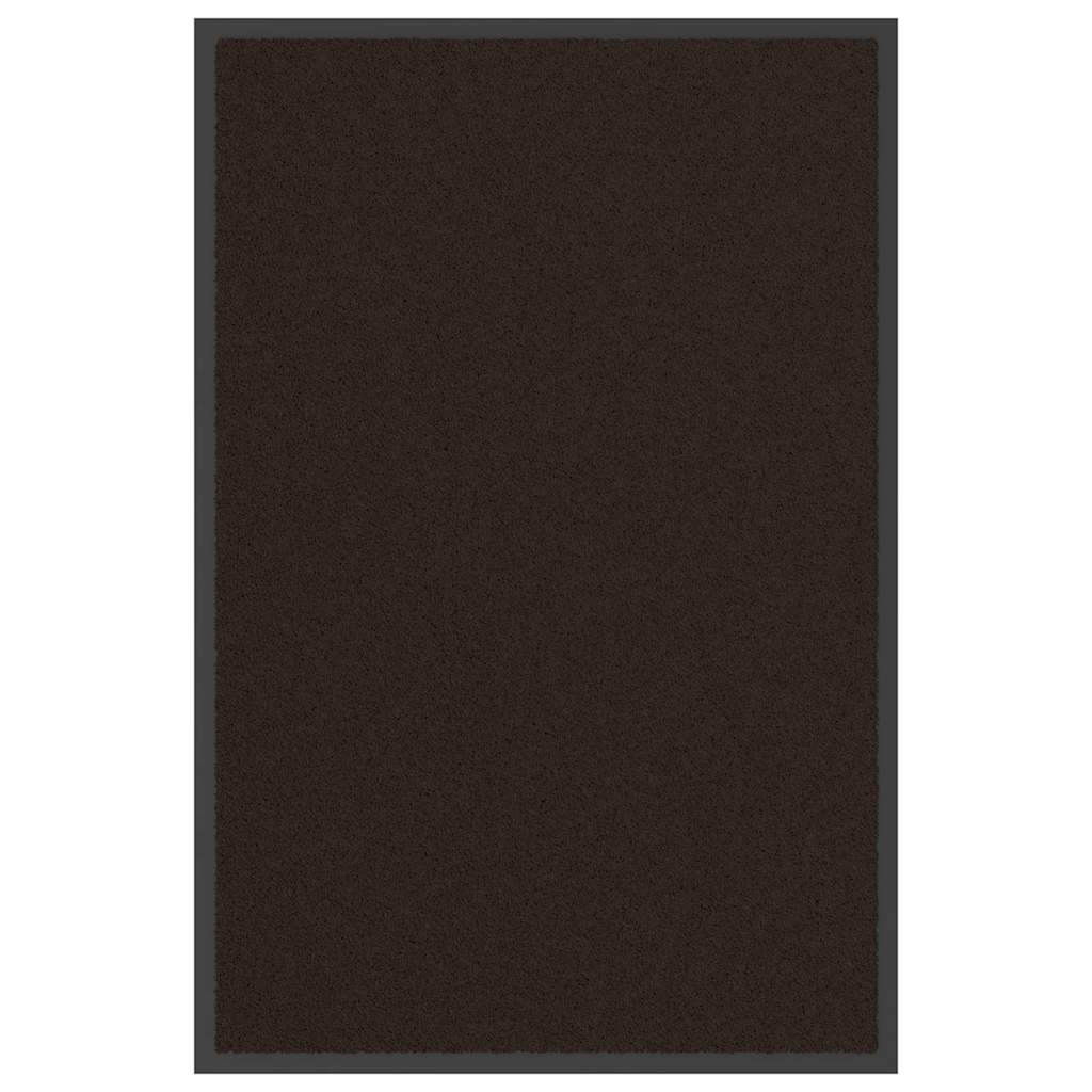 vidaXL Fußmatte Schwarz 40x60 cm