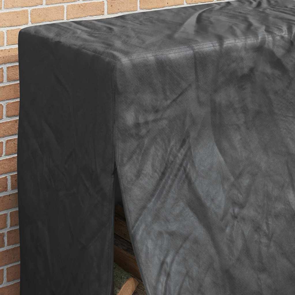 vidaXL Abdeckung für Kaminholzregal Schwarz 61 x 122 x 106 cm Stoff