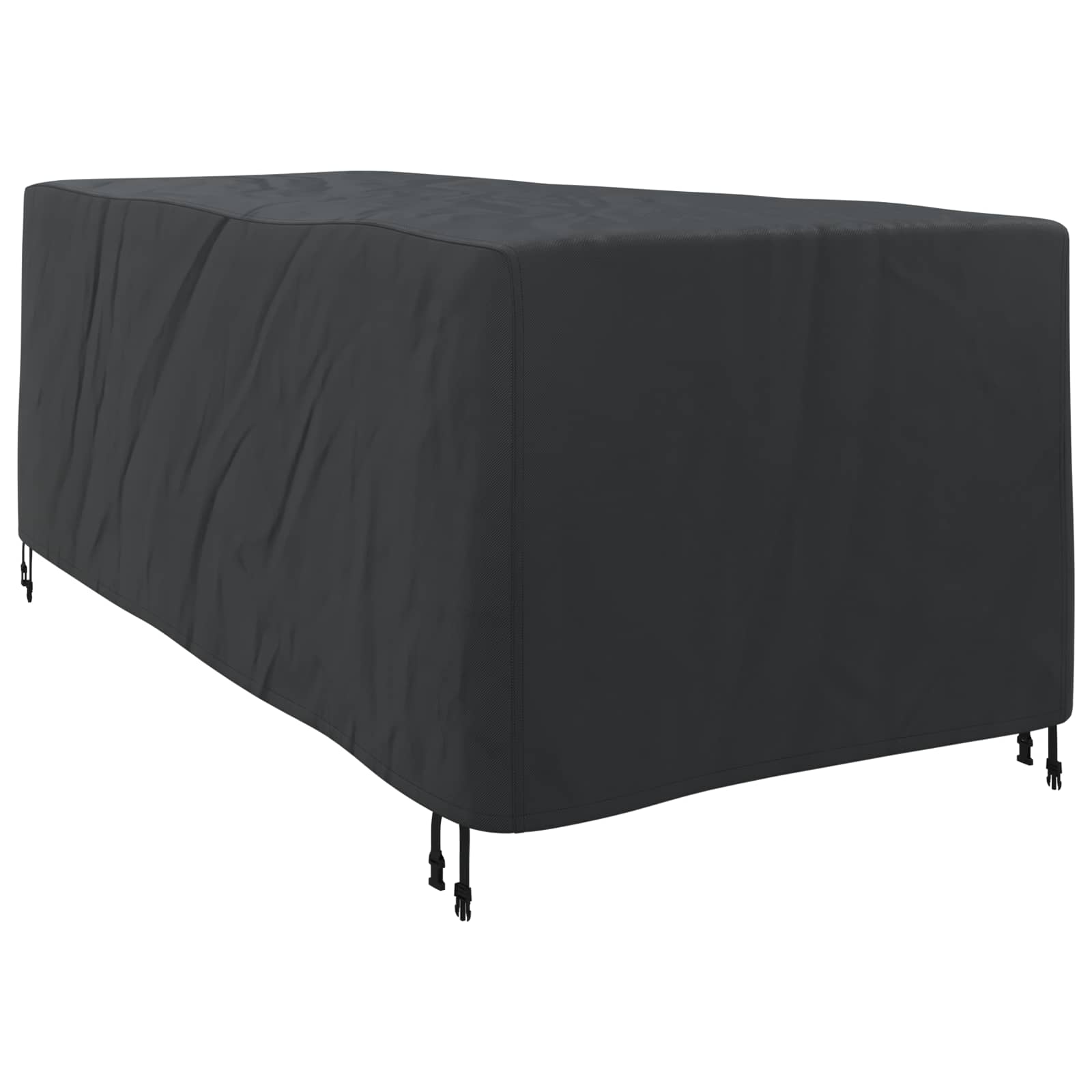 vidaXL Loungerhülle Uni Schwarz 205 x 100 x 70 cm Stoff
