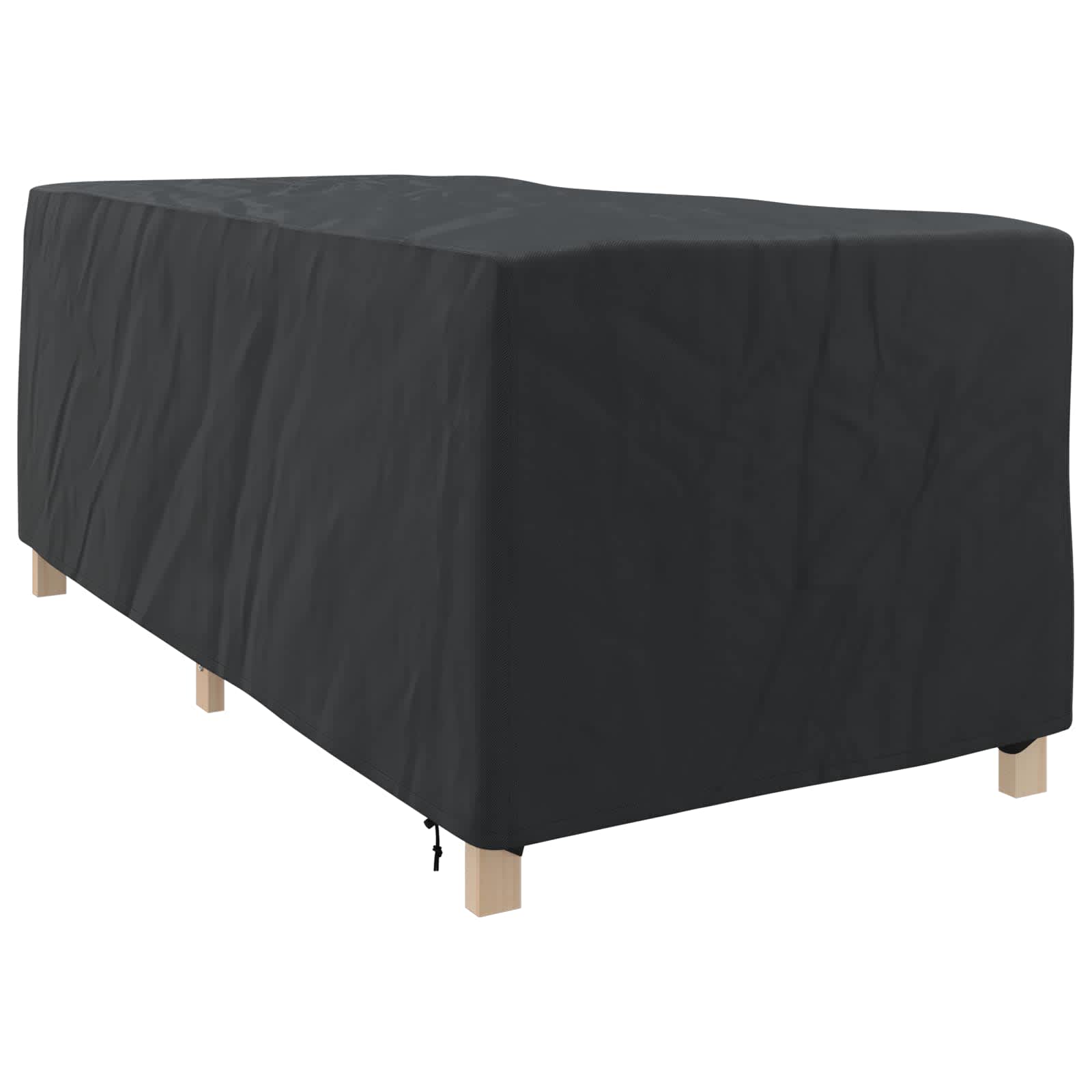 vidaXL Loungerhülle Uni Schwarz 205 x 100 x 70 cm Stoff