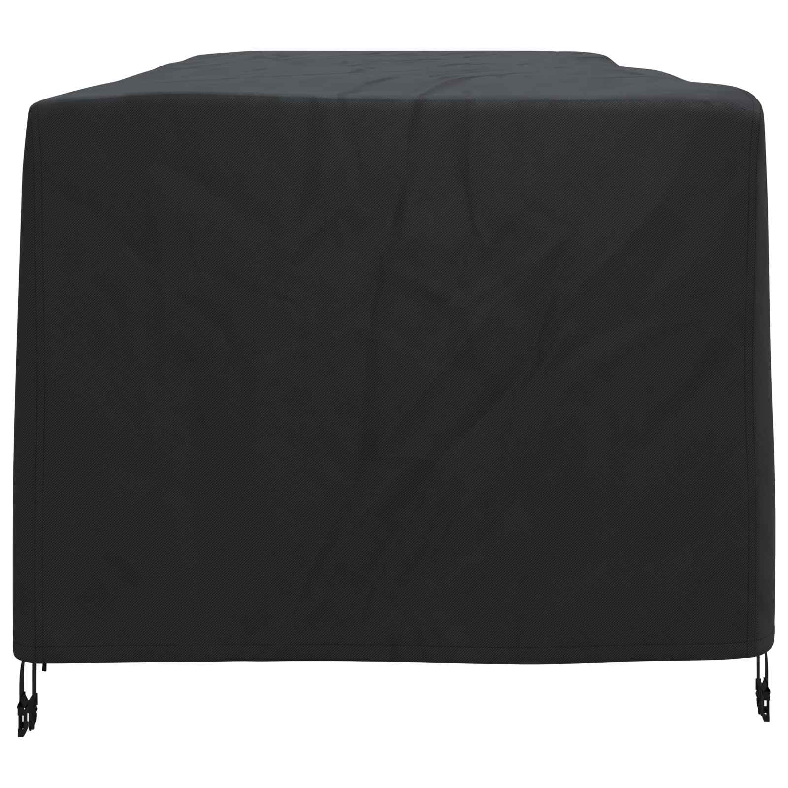 vidaXL Loungerhülle Uni Schwarz 205 x 100 x 70 cm Stoff