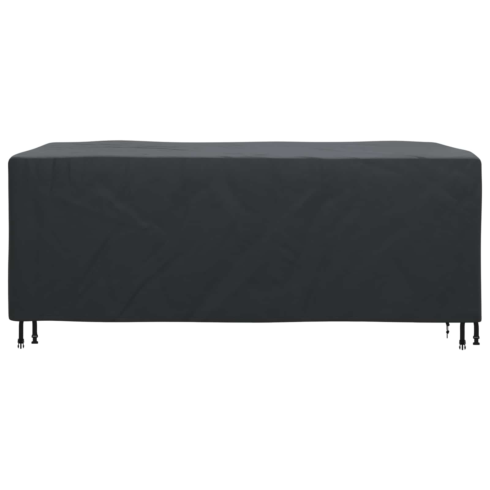 vidaXL Loungerhülle Uni Schwarz 205 x 100 x 70 cm Stoff