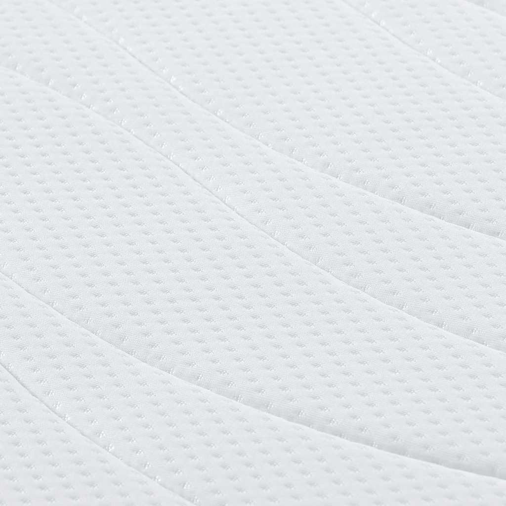 vidaXL Matratze Weiß 80 x 160 cm Gel-durchzogenes Schaum