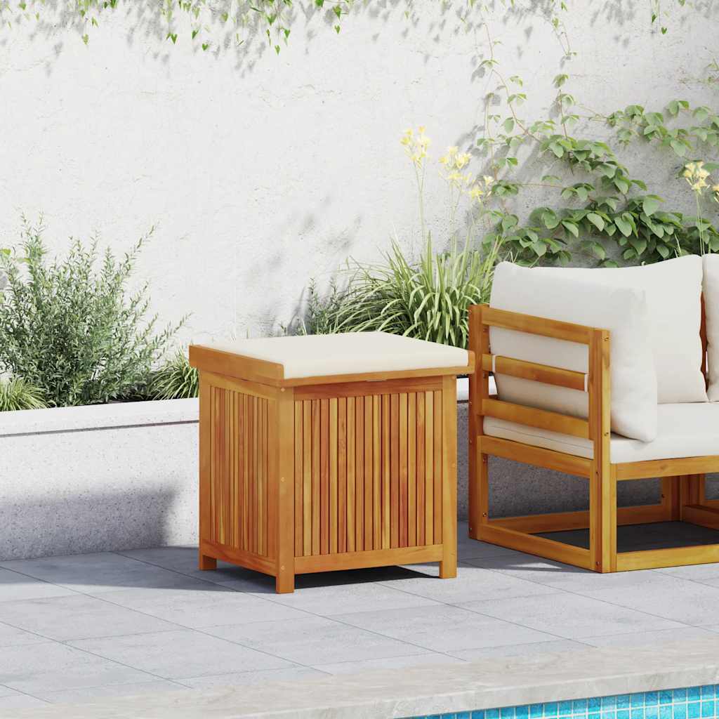 vidaXL Outdoor-Kissenbox 60x50x61 cm Massivholz Akazie