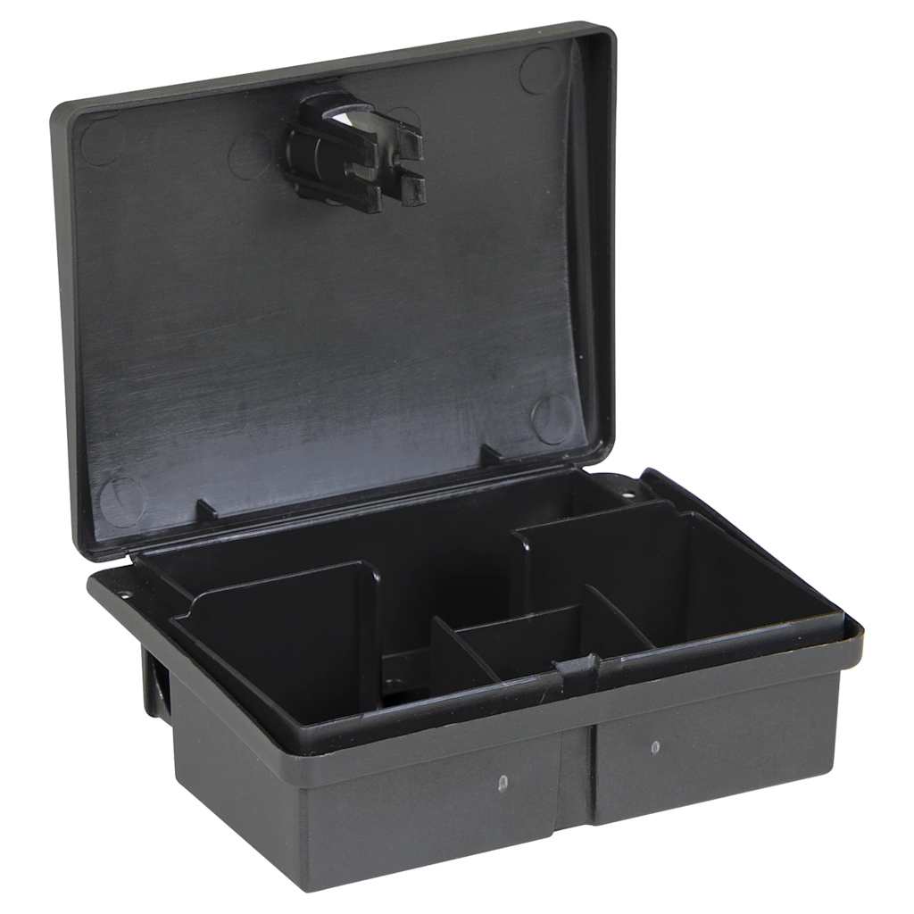 vidaXL Mausefallen 5 Stk. Schwarz 13x10x4 cm